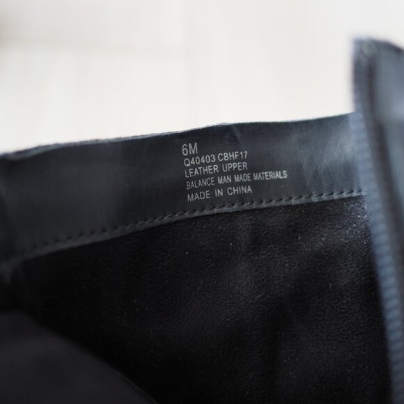 Korks Ease Decola Sz 6M Leather Black Ankle Boots Block Heels round toe Women's - Picture 3 of 12